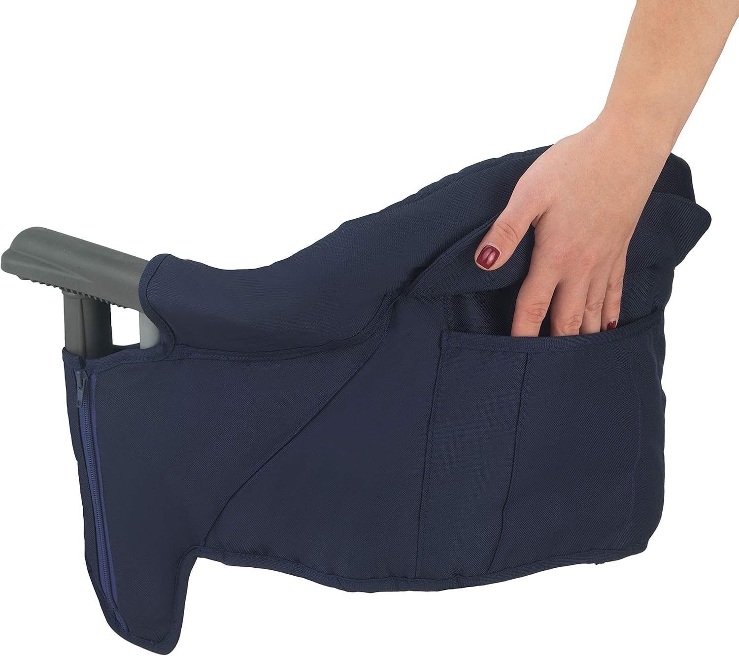 Inglesina Fast Table Chair - Award-Winning Convenient Baby High Chair - Use at Most Tables or Restaurants without Leaving Scratches (Red) - Black image number 6