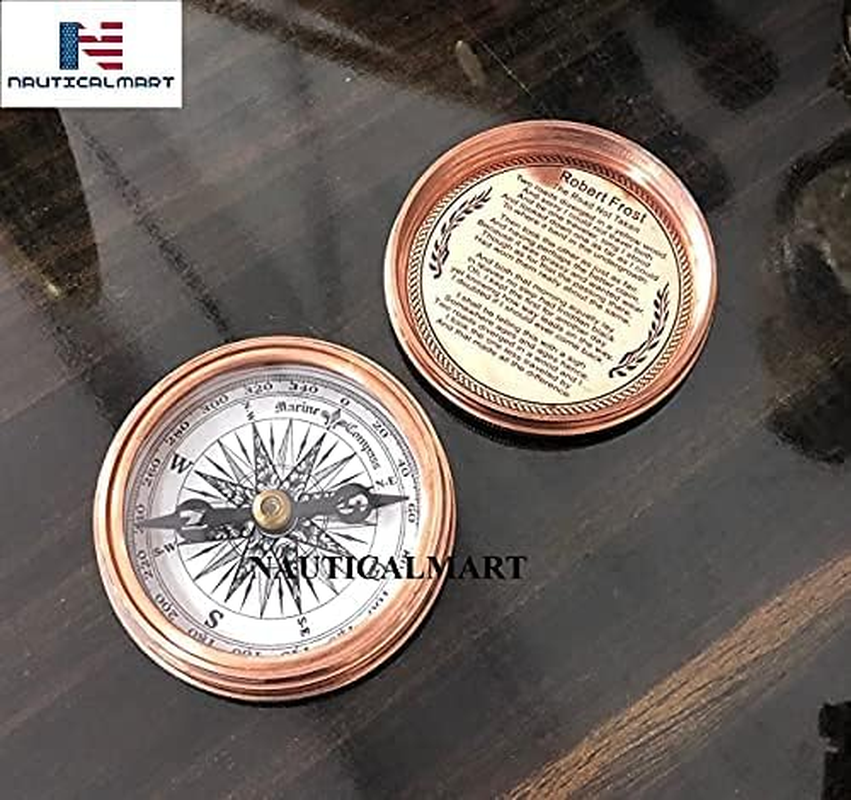 Brass Compass Go Confidently in the Direction of Your Dreams Engraved Compass for Confirmation Gifts, Baptism Gifts, Best Easter, Birthday Gifts, Graduation Gifts, Wedding Gifts, Religious Gifts image number 6