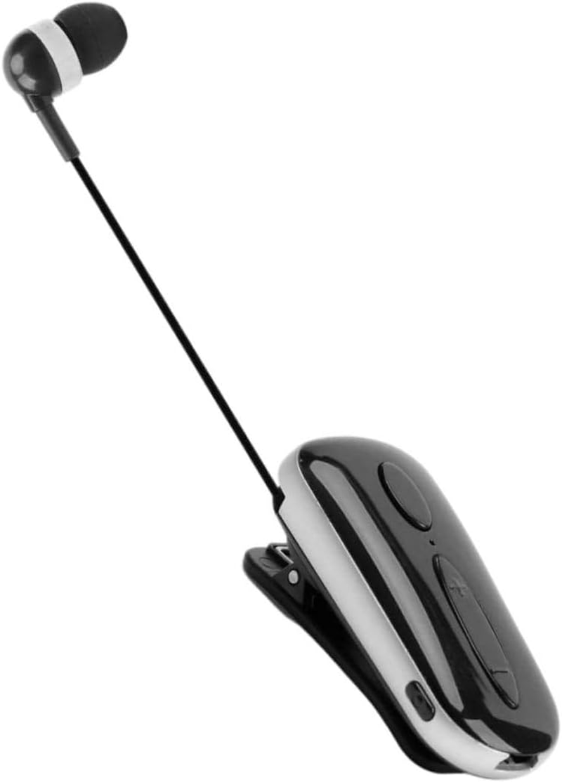 Tofficu Wireless Headphone Clip-On Earbud Sports Headset Retractable Design Lightweight Comfortable for Outdoor Exercise and Running Black image number 4