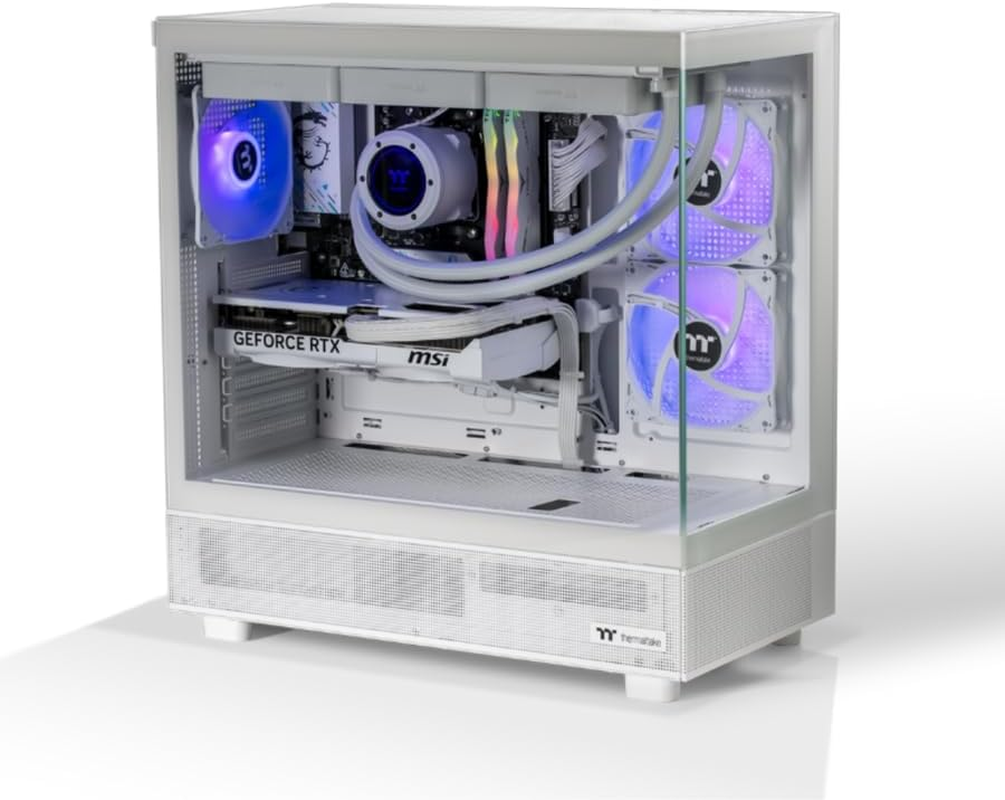 Thermaltake Gaming System Horizon PRO V2 Snow - AMD 7600/ RTX 5070/ B650 Wifi/ 32GB Ram/View 270 ARGB Snow, CA-4Q2-00D6WA-A3 image number 6
