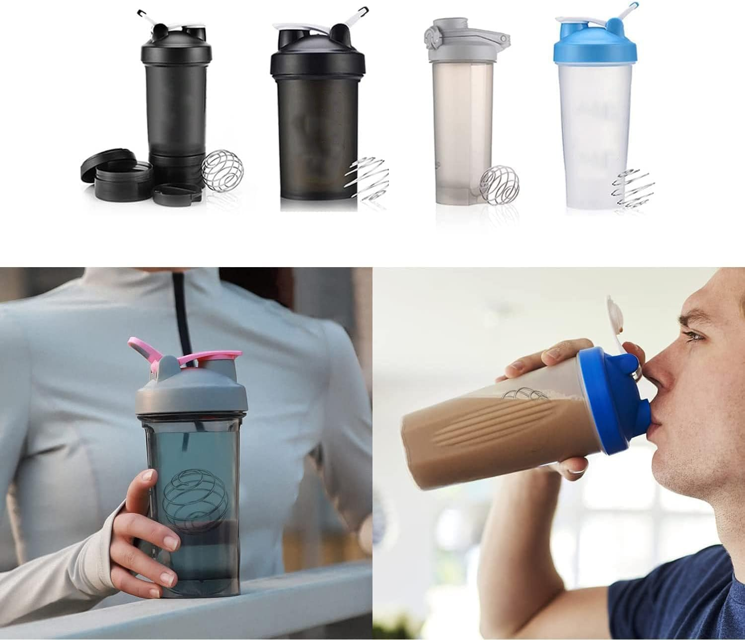 2Pcs Stainless Steel Bottle Mixer Ball, Shaker Balls, Protein Shaker Ball, Blender Balls for Mixer Bottles, Wire Whisk Ball, Mixing Balls for Protein Shakes Formula image number 6