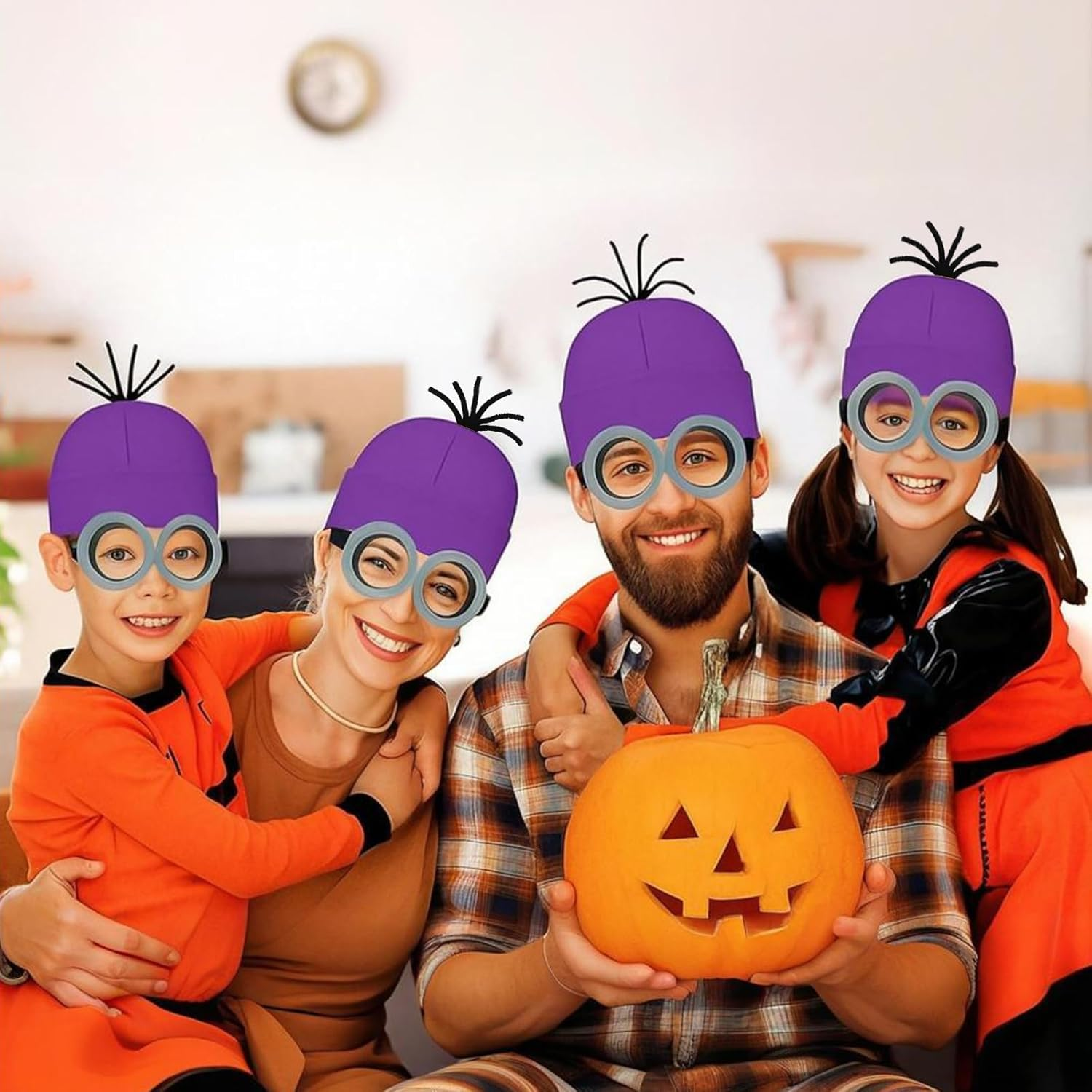 Halloween Adult Costume Accessories, Yellow Cosplay Costume Accessories with Hat Goggles Gloves for Men Women Halloween Cosplay Party image number 3