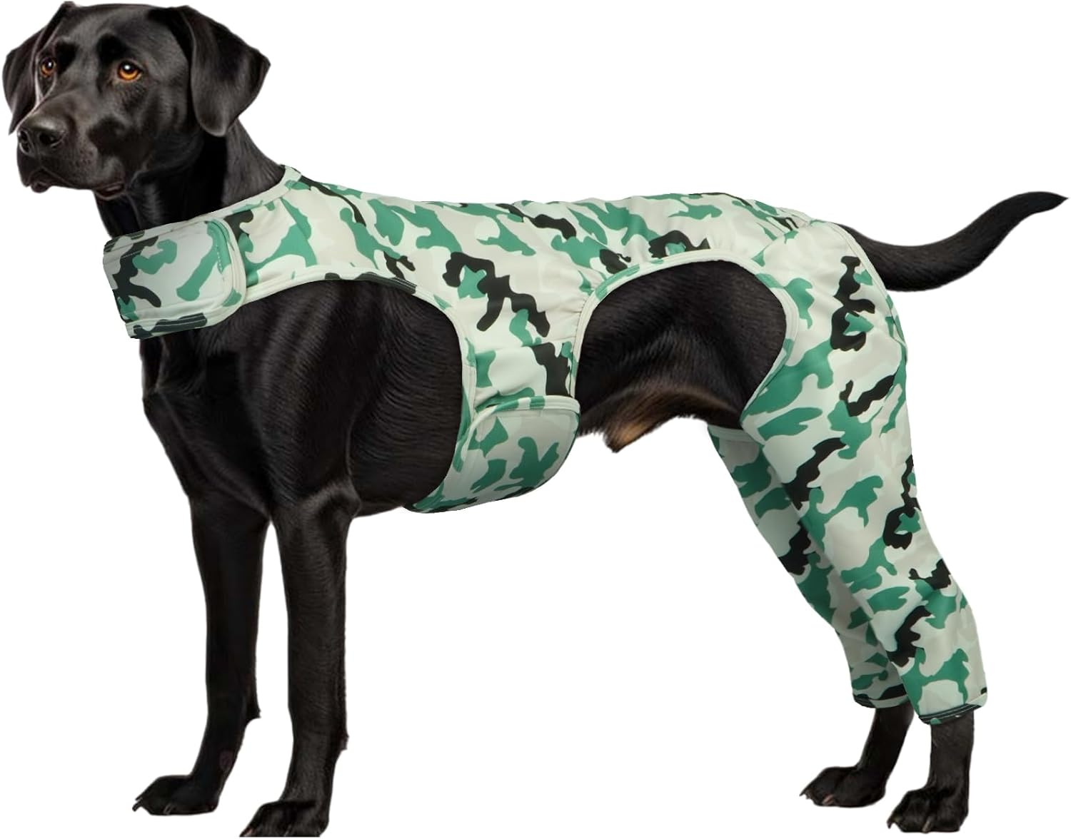 Hjyokuso Recovery Suit for Dogs, Dog Surgery Suit, Dog Leg Surgery Recovery Suit, Lick Sleeve for Dogs Rear Leg, Dog Elbow Protector, Dog Sleeve to Prevent Licking Bite, Avoids Wound Infection - M