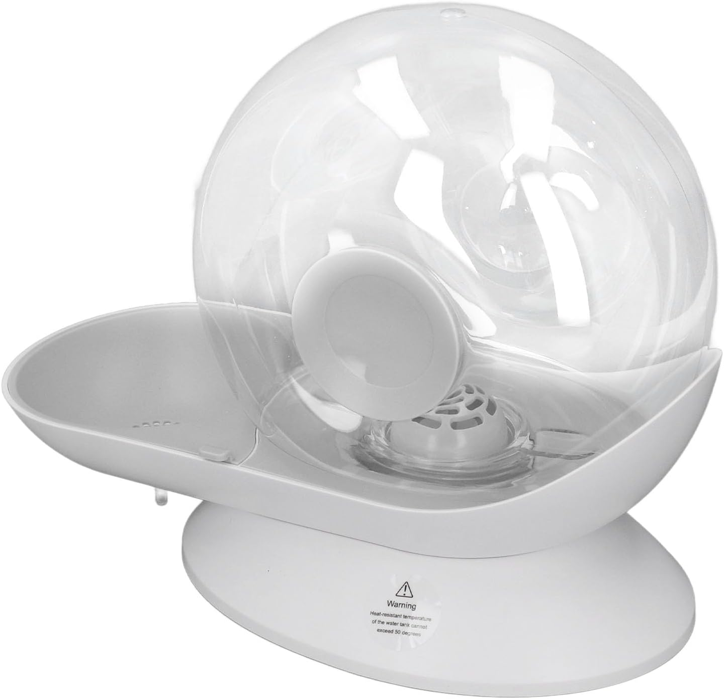 Water Dispenser Dog, Cat Drinker, Large Capacity Leak-Proof, Automatic Drinking Fountain, 2.8 Litres, Wet Feeder for Cats, Drinking Fountain for Dogs, Transparent image number 2