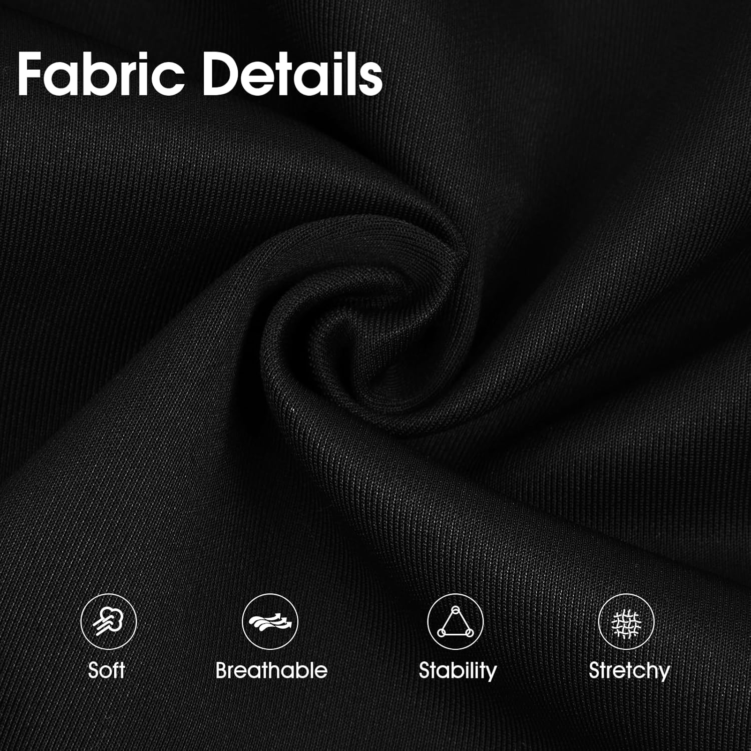 Dog Calming Vest for Small Medium Dogs - Anxiety Relief Shirt with Hook and Loop Closure - Comfortable Stress Relief Coat for Dogs - Black -XL image number 6