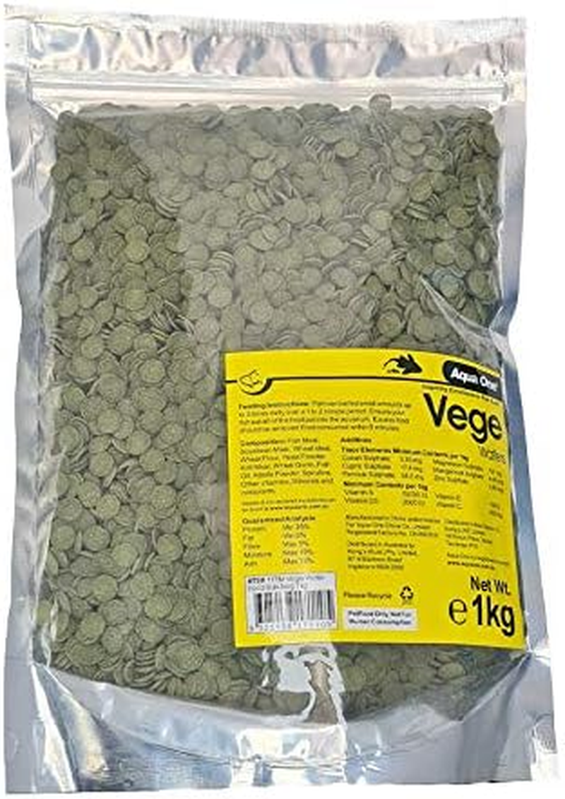 Aqua One Vege Algae Wafers Fish Food 1Kg image number 2