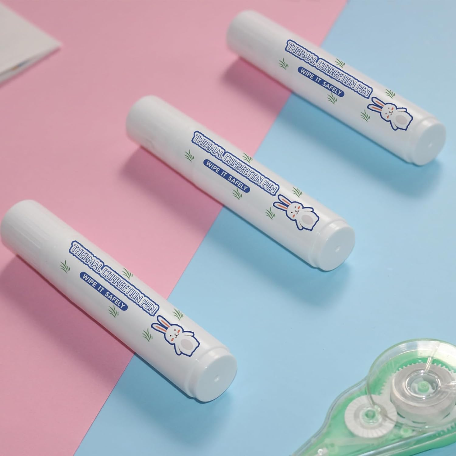 FUNFANG Thermal Paper Correction White Out Liquid Pen Parcel Express Tool for Thermal Label Shopping Bill Data Information Eraser Privacy Protection Pen-1Pc image number 2