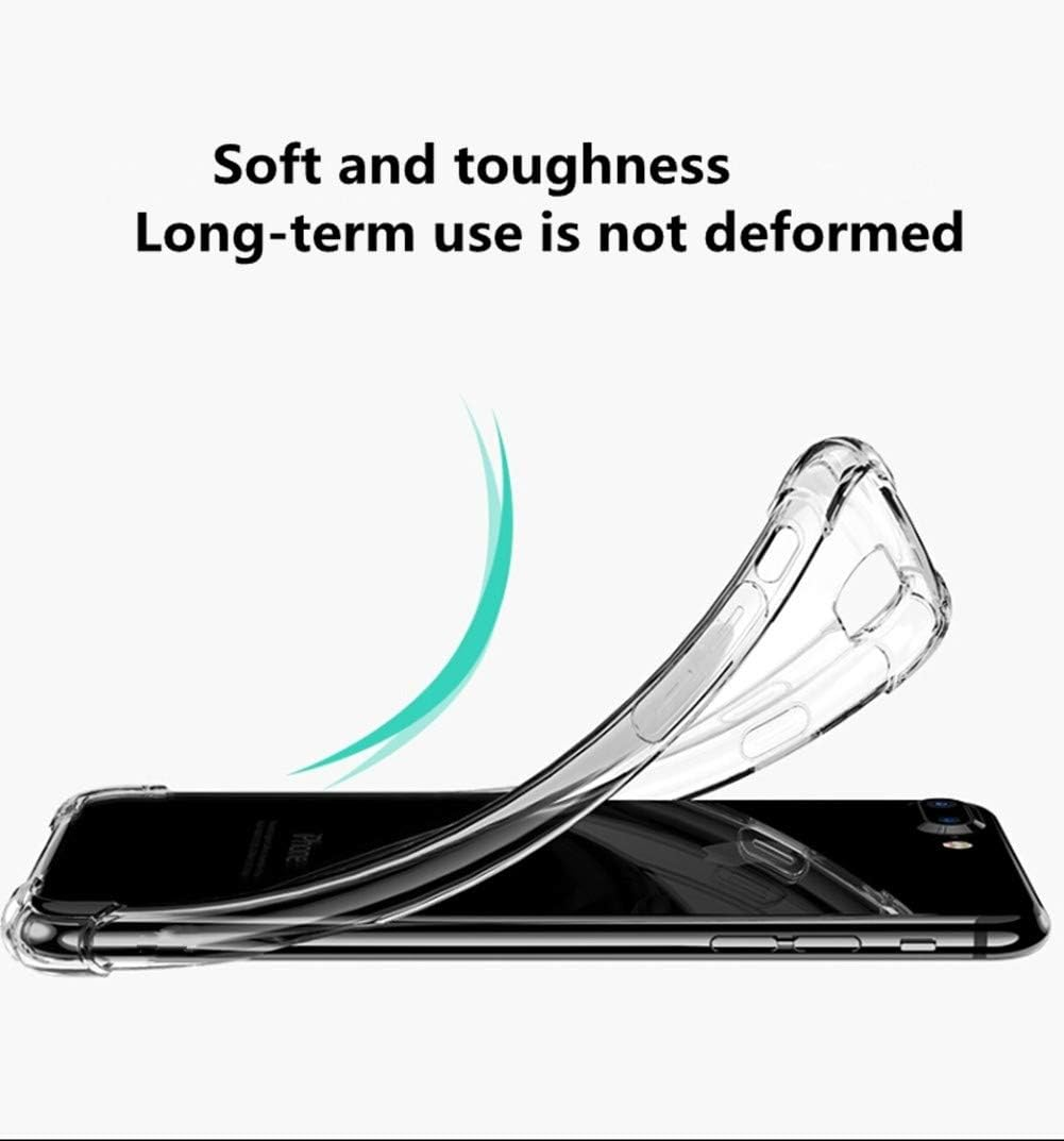 USTIYA Case for Google Pixel 3 XL Clear TPU Four Corners Protective Cover Transparent Soft