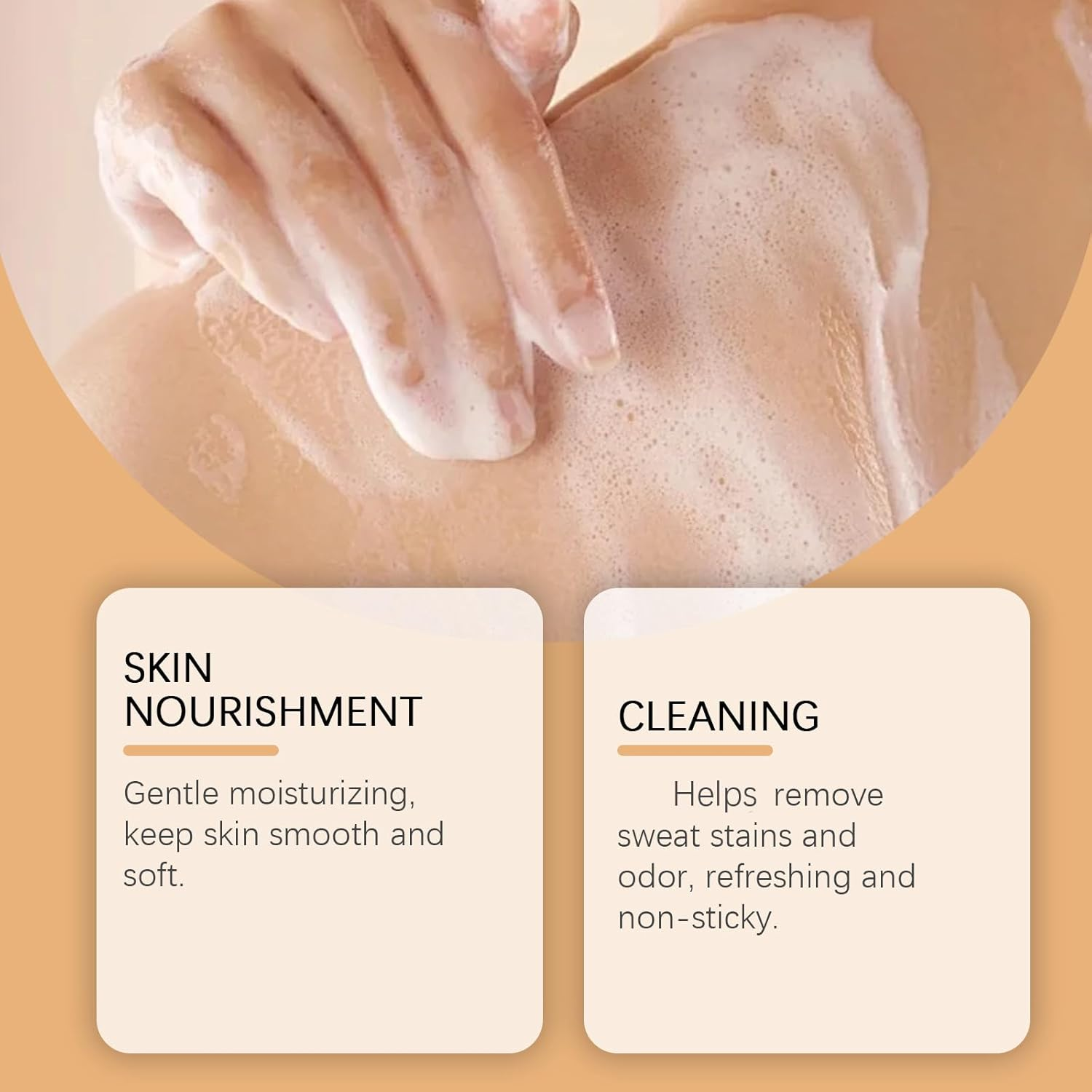 Persimmon Body Wash for Old People Smell, Persimmon Body Wash, Bodys Odor Removal, Cleansing Bodys Deodorizing with Persimmons Extracts, Fresh Scent & Deeply Cleansing, for Old People Smell (4Pcs) - 4Pcs image number 5