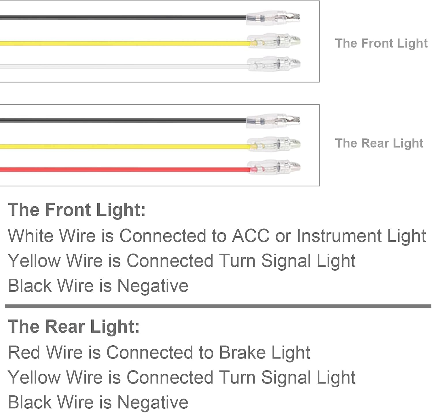 Kinstecks 4PCS Motorcycle Indicators Turn Signal Lights Flowing Motorbike Turning Indicators Daytime Running Lights Brake Lights 12V for Motorcycle Motorbike image number 1