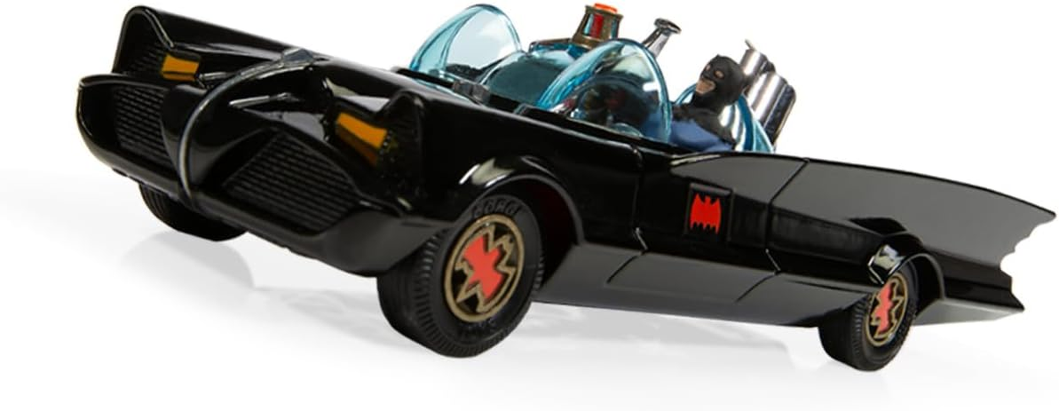 Corgi - Die-Cast Model Cars - RT26701 Batmobile with Batman and Robin - Souvenir Gifts for Men, Women and Children from the UK - Small Die Cast Toy Car Models for Boys image number 2