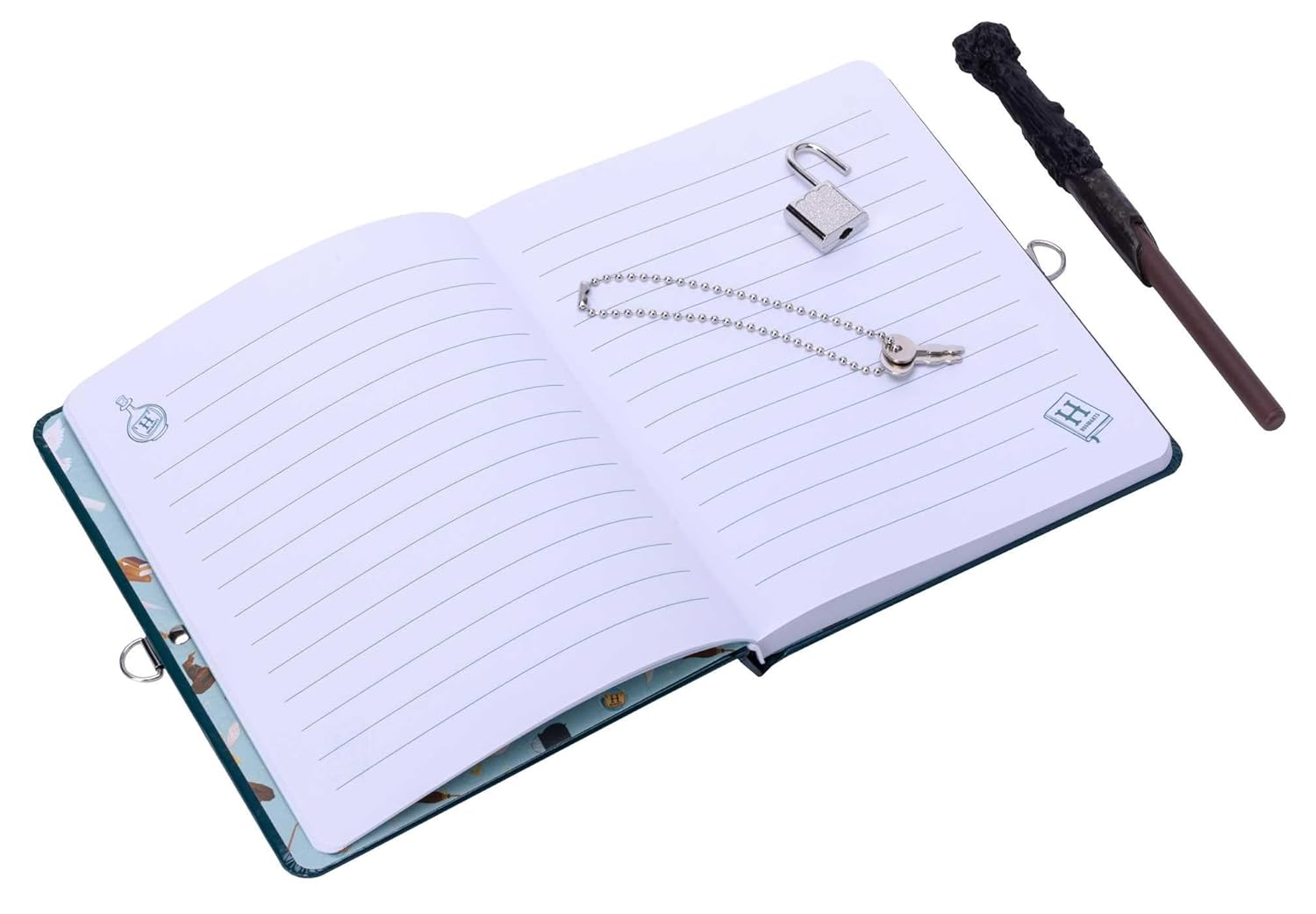 Harry Potter: Wands at the Ready Lock & Key Diary image number 1