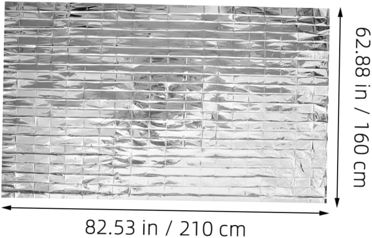 TOBBOMEY Gardening Film Tool Reflective Plant Film Emergency Thermal Blanket Greenhouse Sheet Insulation Warm Plant Growing Reflector Tear-Resistant