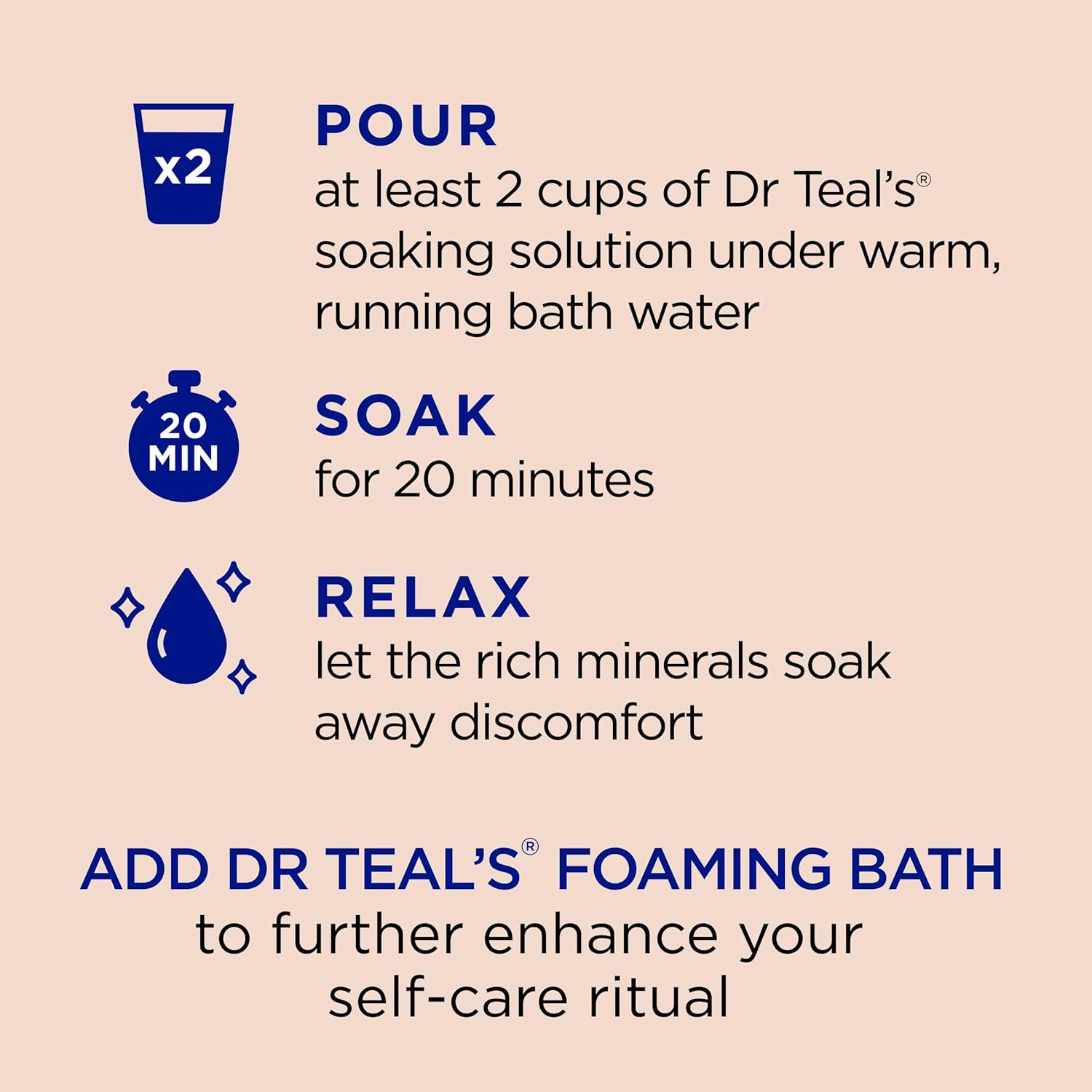 Dr Teal'S Pure Epsom Salt, Soothe and Comfort with Oat Milk and Argan Oil 1.36KG image number 2