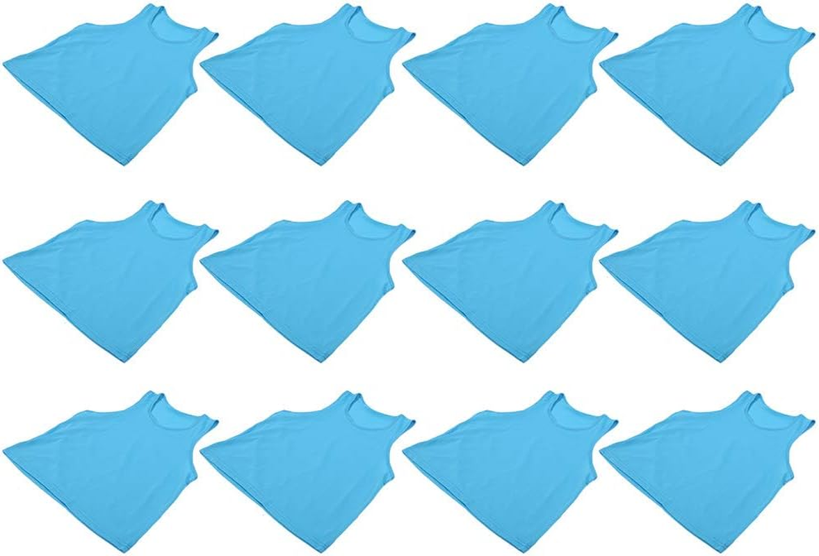 Size Kid Sports Vest, Training Bibs, Blue Lightweight Size Cycling Sports Dancing and Fishing for Soccer Basketball Outdoor Sports Ball Sports Running image number 2