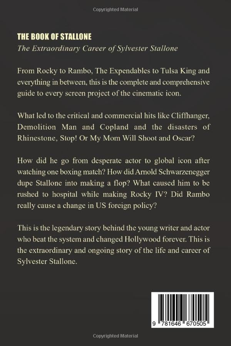 The Book of Stallone: the Extraordinary Career of Sylvester Stallone image number 1