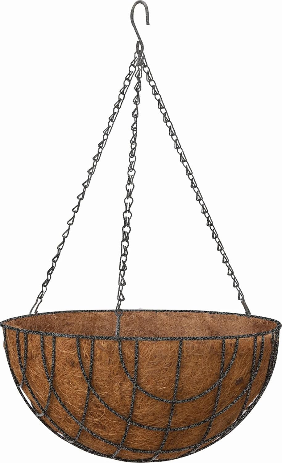Takasho Premium Hanging Wire Basket with Liner, 35 Cm Size