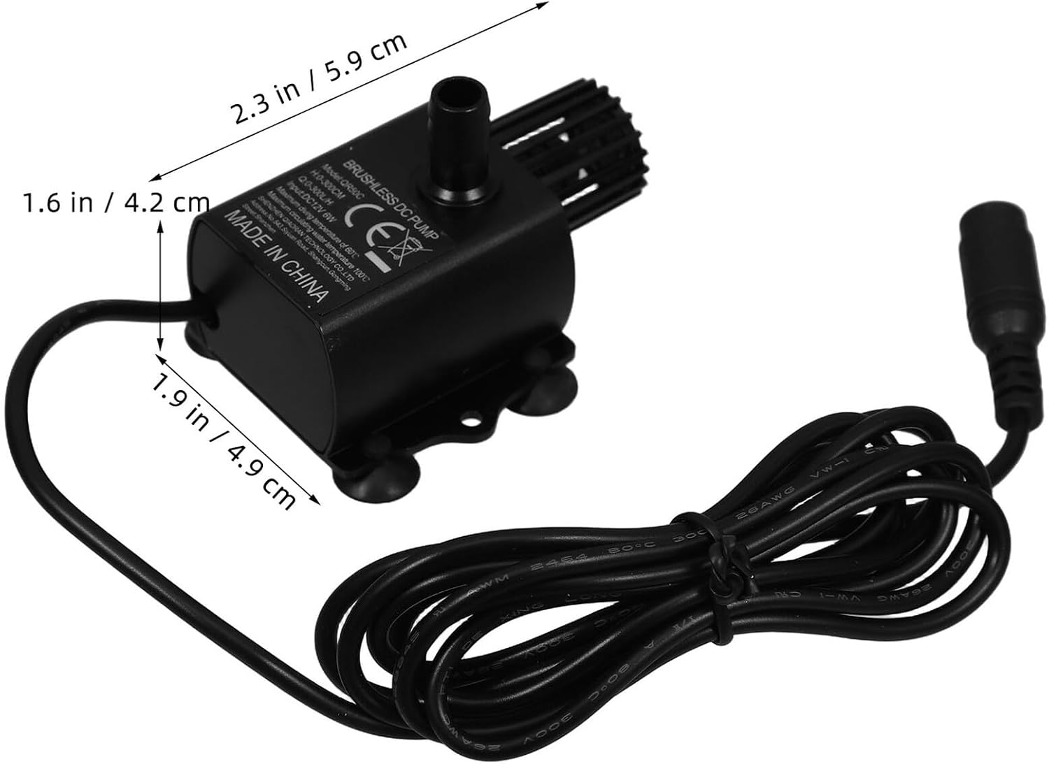 Miniature Brushless Submersible Water Pump High Lift Ultra-Quiet for Aquarium Fish Tank Fountain Circulating Cooling and Hydroponic Systems