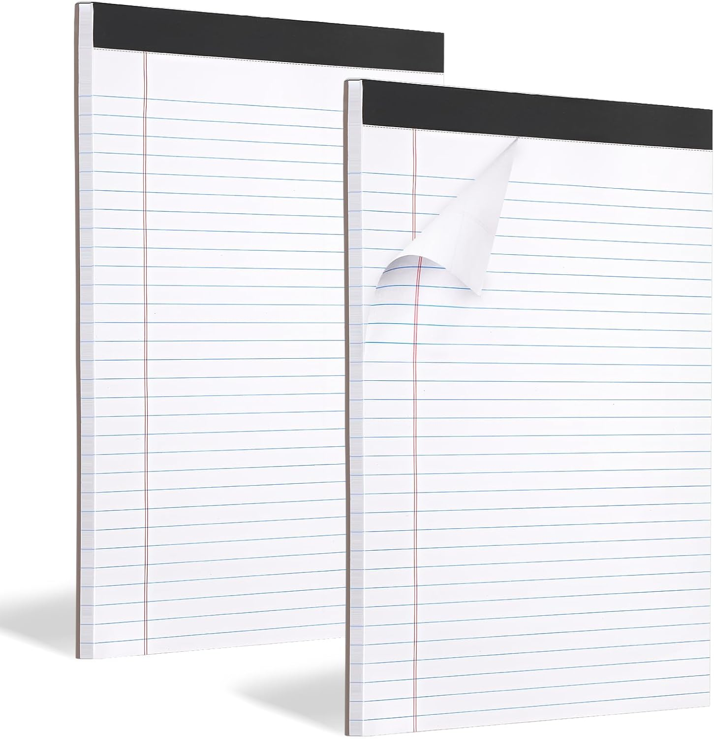 2 Pack Legal Pads Refills Note Pads, Writing Pads 8.5 X 11 Inches, Memo Pads Lined Writing Note Pads, Letter Size Legal Pad Wide Ruled Lined Pads Legal Rule for School Office（30 Sheet per Pads） image number 6