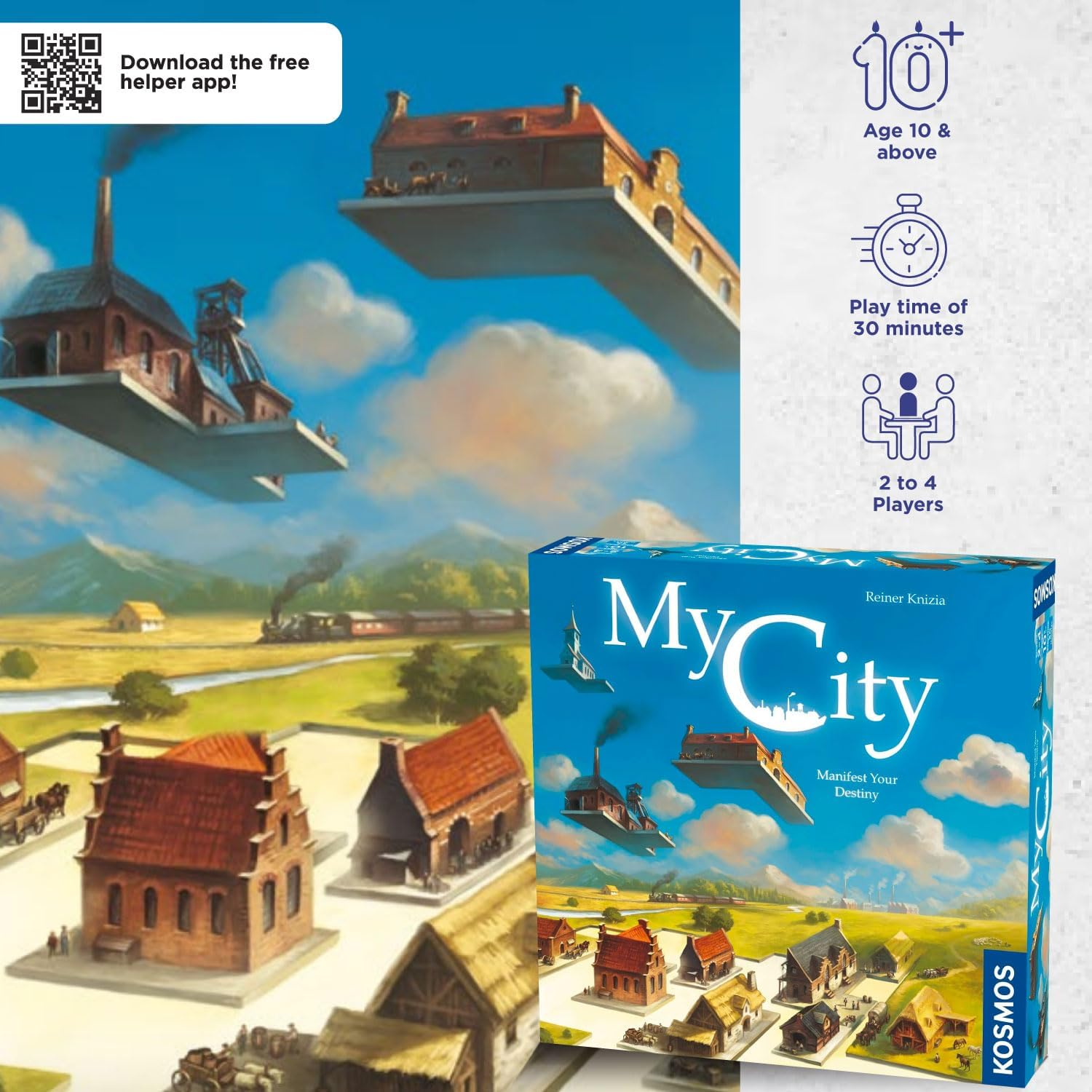 Thames & Kosmos 78125 My City Strategy Game image number 1