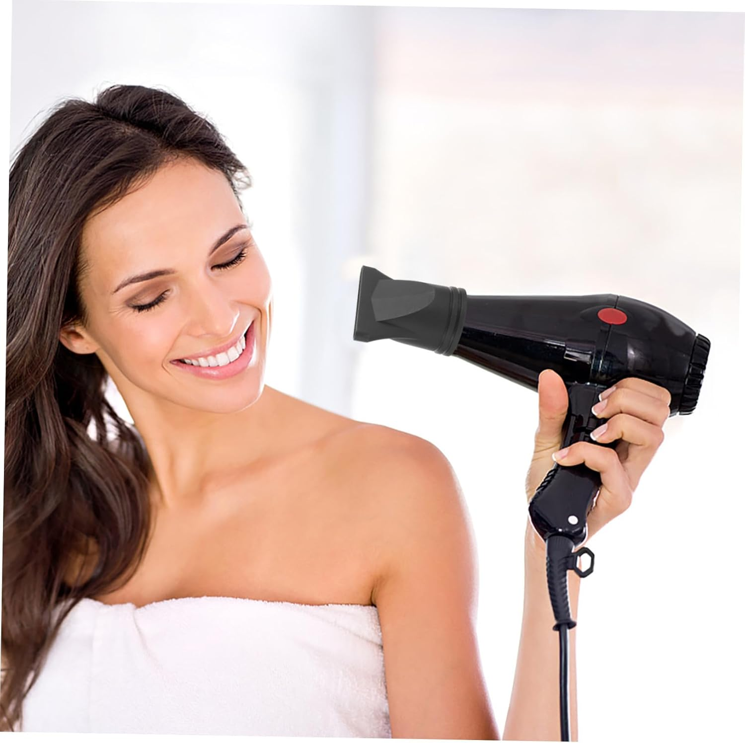 10Pcs Professional Hair Dryer Nozzles and Combs Heat Resistant Narrow Concentrator Styling Attachments for Salon Hair Blow Dryer Suitable for and Drying image number 6