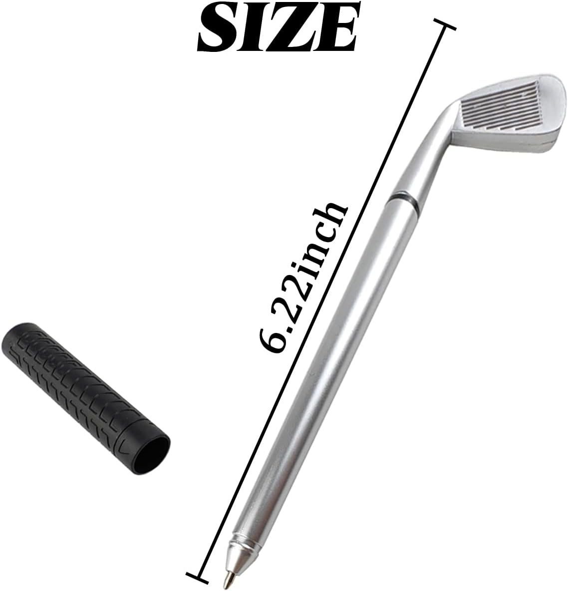GXXMEI 25PCS Golf Ballpoint Pen Mini Golf Clubs Pens Decorative Golf Pens Funny Sports Ergonomic Pen Golfing Club Props Black Gel Ink for Students Coworkers Office Stationery Supplies image number 3