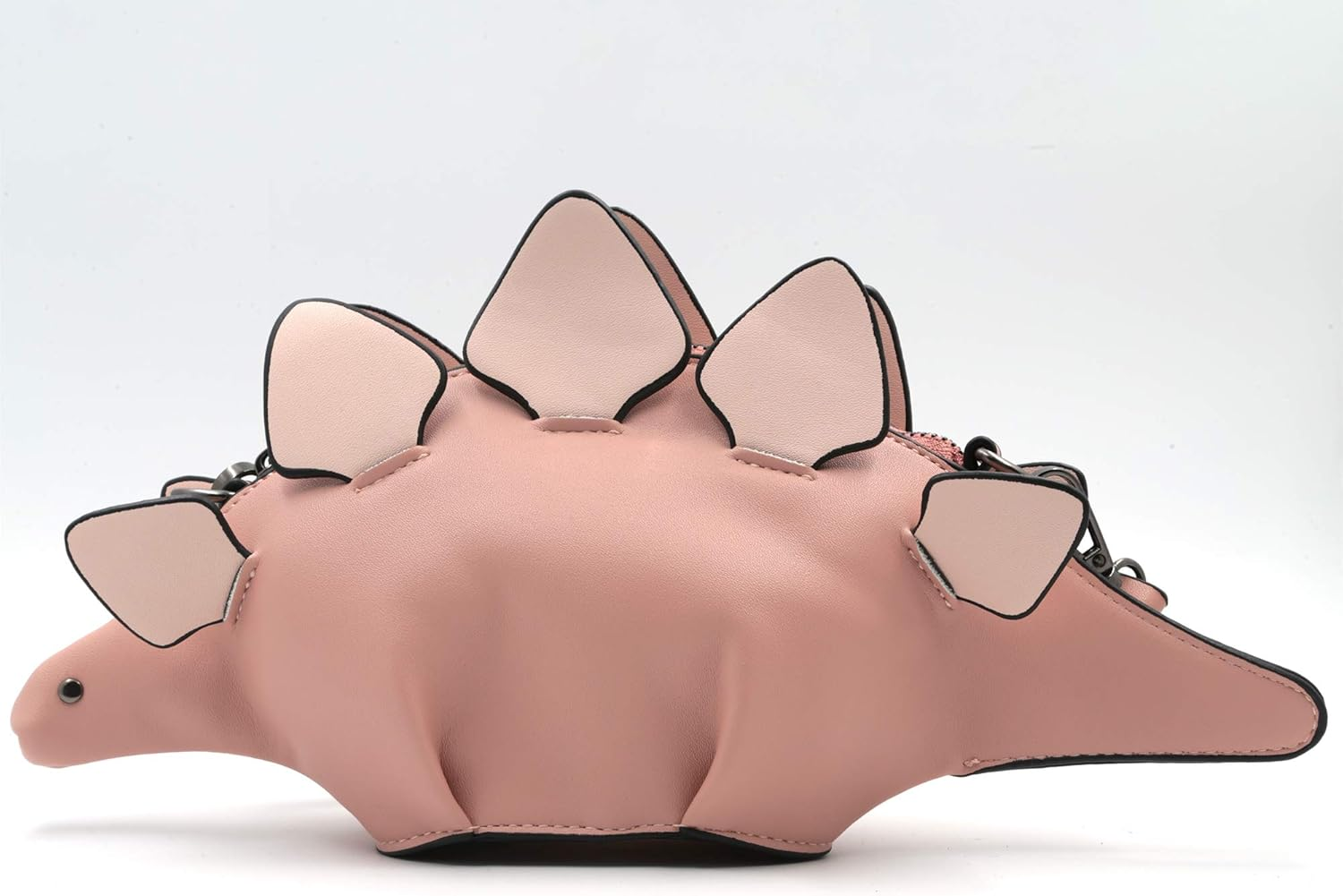 Dinosaur Shoulder Purses,Pu Rivet Tyrannosaurus Rex Crossbody Bag for Girl Women - A-Green image number 5