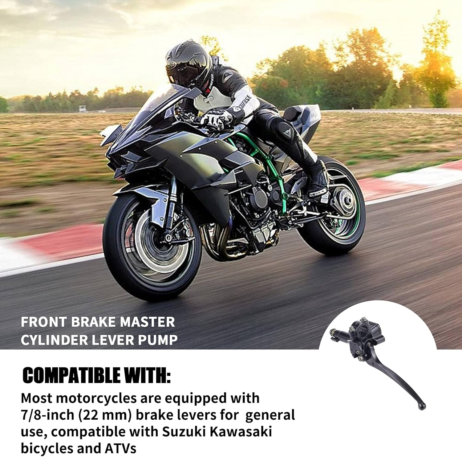 CNCMOTOK Front Brake Master Cylinder Lever Pump (Right Side) with 8Mm Mirror Hole for GY6 50Cc 125Cc 150Cc 250Cc Scooter Moped ATV Dirt Pit Bike&hellip; image number 4