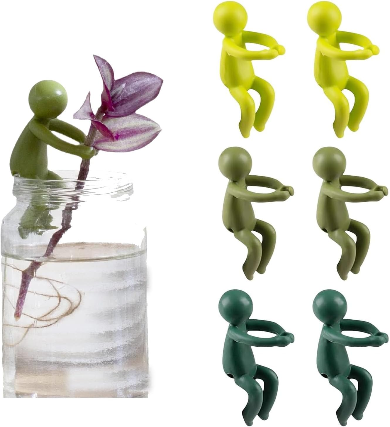 6Pcs Plant Propagation Friends, Plant Cutting Holder for Stems, Sprouts and Shoots, Plant Propagation Buddy for an Indoor Garden or a Plant Propagation Station image number 2