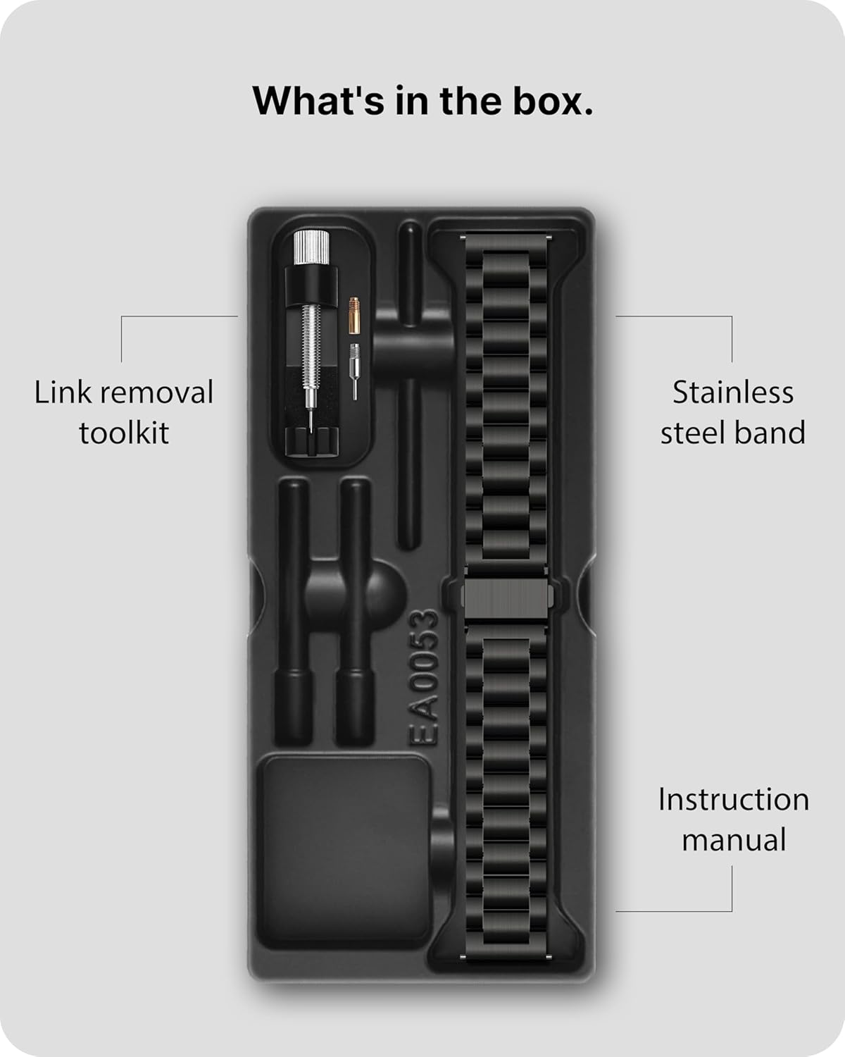Fullmosa Quick Release Watch Strap, Stainless Steel Watch Band 16Mm, 18Mm, 20Mm, 22Mm or 24Mm image number 2