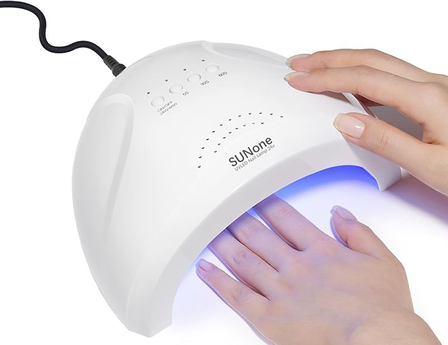SOVYOULIVE UV Nail Lamp - Professional Mini UV Light for Gel Nails Drying, Portable UV Nail Lamp for Home and Salon Use image number 5