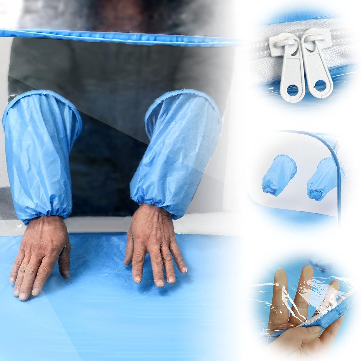 Mushroom Monotub Growing Kit Large, 35.5X23.5X23.5Inch Foldable Mushroom Grow Bags for Spores Horticulture Supplies, Large Still Air Box -Pop up Mushroom Grow Tent image number 5