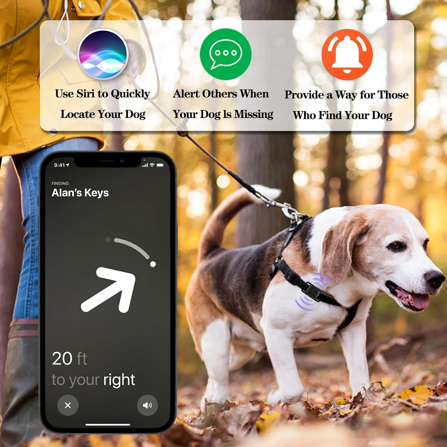 2 Pack Waterproof Airtag Dog Collar Holder Compatible with Apple Airtag, Silicone Hidden Loop Holder for Airtag Tracker, Anti-Lost Dog Collar Air Tag Accessories (Black, Black)