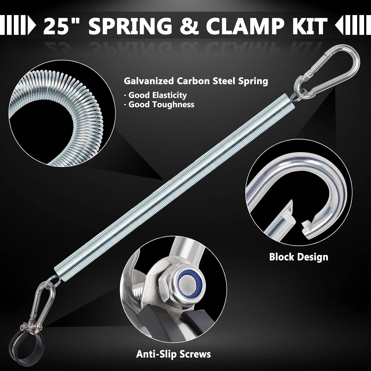 Cheemuii Semi Truck Air Line Kit 12 FT 3 in 1 ABS Power Air Line Air Hose with Gladhands and Tender Spring Kit for Semi Truck Tractor Trailer image number 4