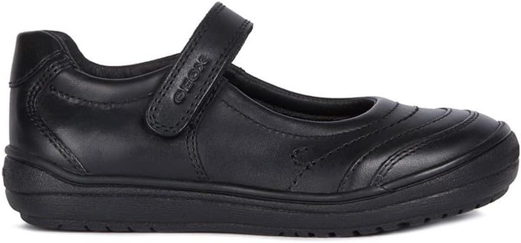 GEOX Girls&rsquo; J HADRIEL Ankle Strap Ballet Flats, Black (Black C9999) image number 3