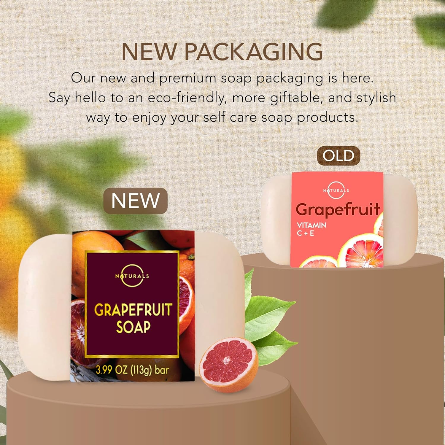 O NATURALS 100% Natural Bar Soap - Gift Set - Organic Ingredients & Essential Oils - Spa Gifts for Women & Men, Body Wash & Face Soap - 6PC Citrus Soap Collection image number 1