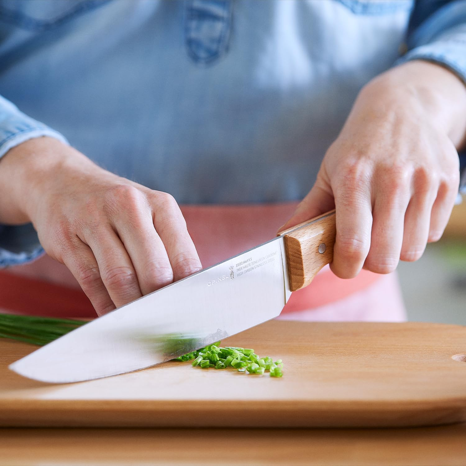 Opinel 118 Multi-Purpose Chef'S Kitchen Knife, 20 Cm Blade