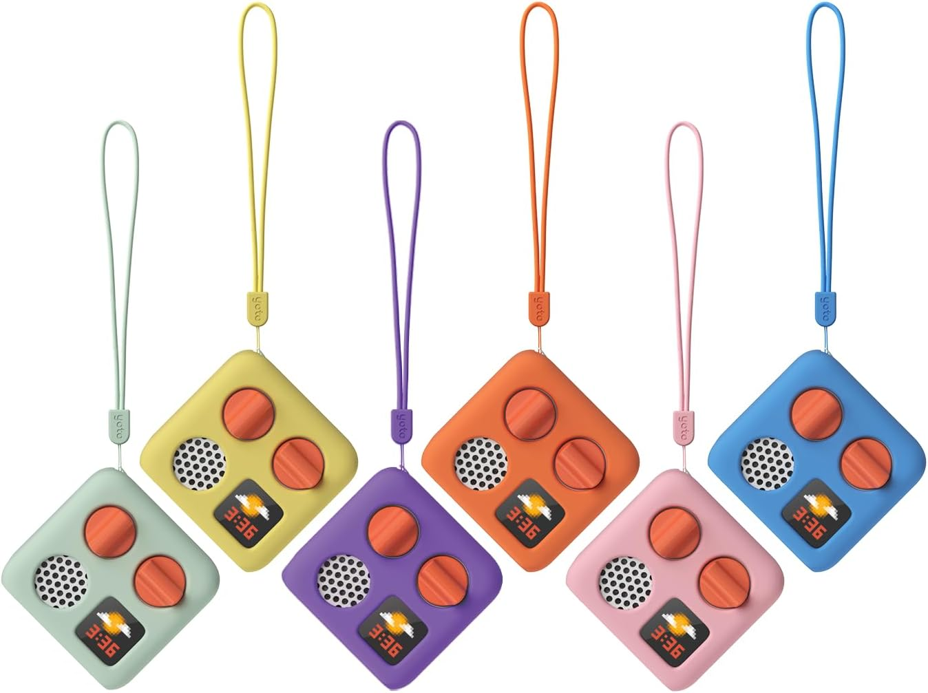 Yoto Mini Adventure Jacket in Blue Bird with Matching Wrist Lanyard &ndash; Accessory for Kids Mini Audio Player, Anti-Slip Silicone Skin Cover, Fitted Protective Sleeve Case - Blue image number 5