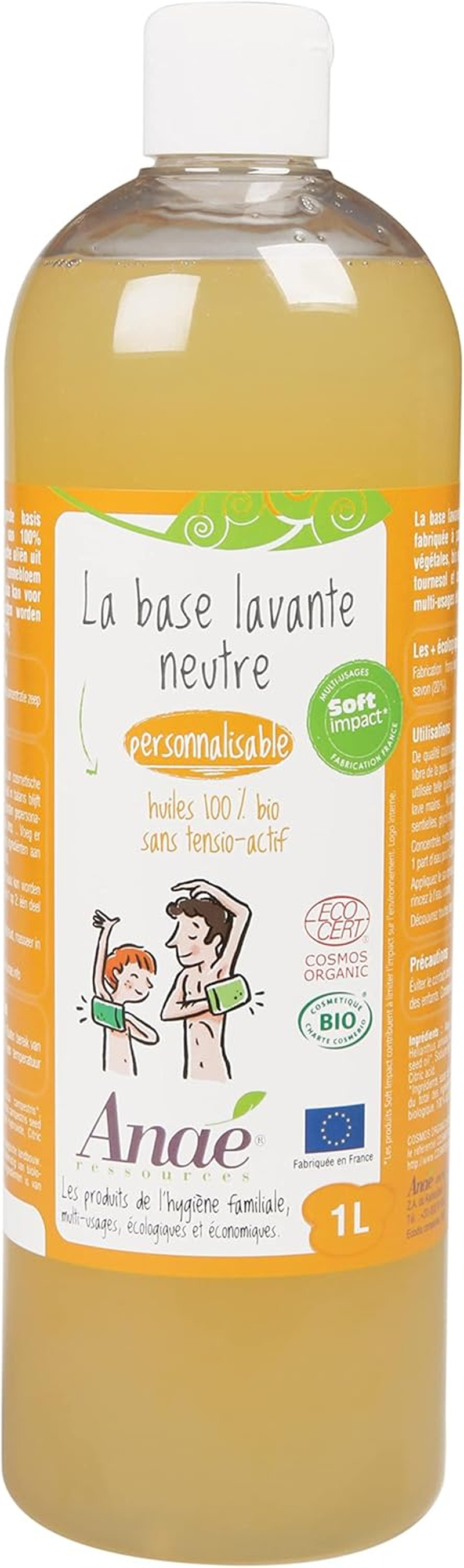 Ana&eacute; Soap Concentrate Neutral Multi USAGES 1 L image number 1