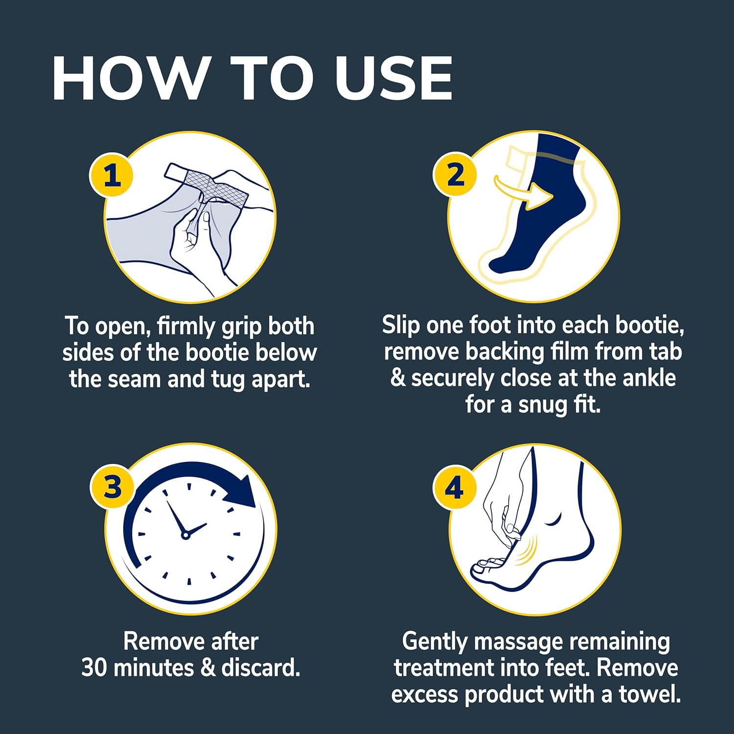 Dr. Scholl'S&reg; Tired, Achy Feet Soothing & Reviving Foot Mask, 3 Pair, Warming Booties image number 3