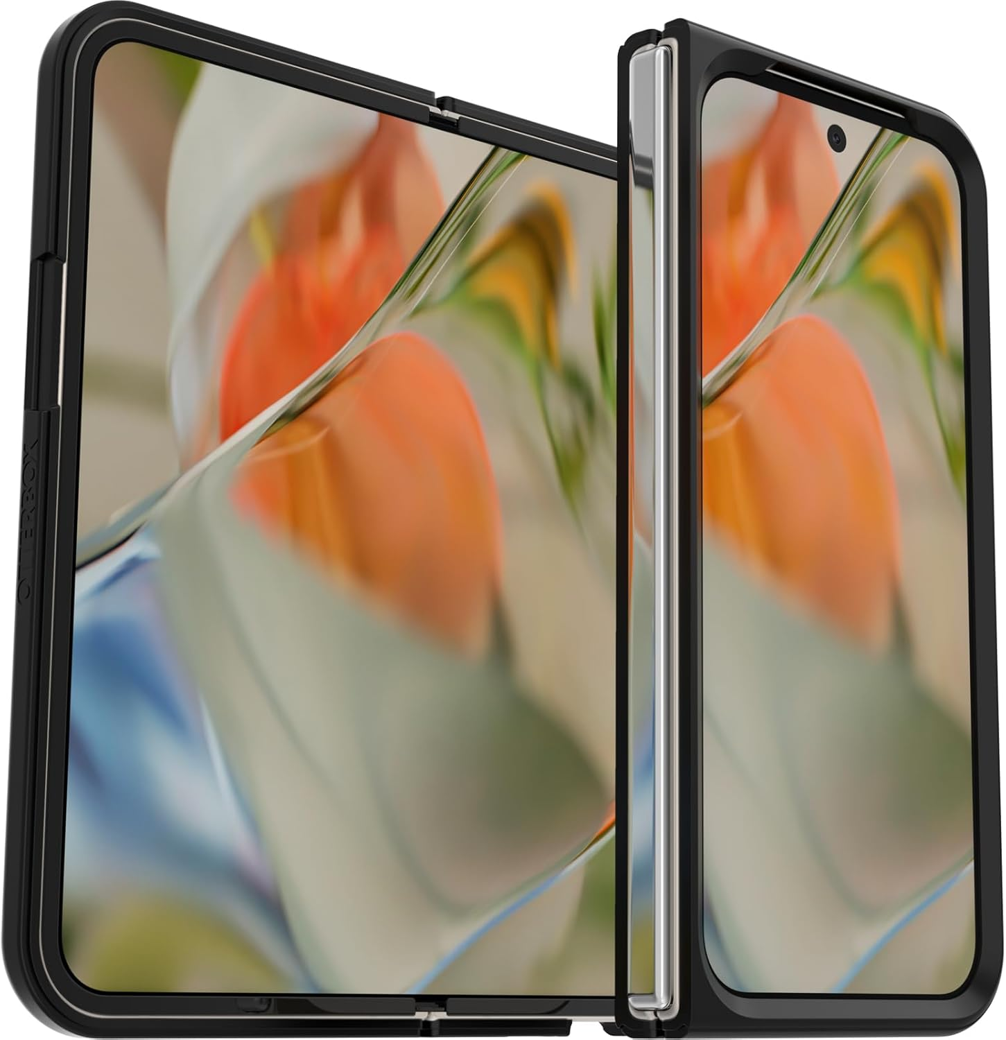 Otterbox Thin Flex Case for Google Pixel 9 Pro Fold, Shockproof, Drop Proof, Sleek Two Piece Protective Case, Tested to Military Standard, for Foldable Phones, Black - Black image number 2