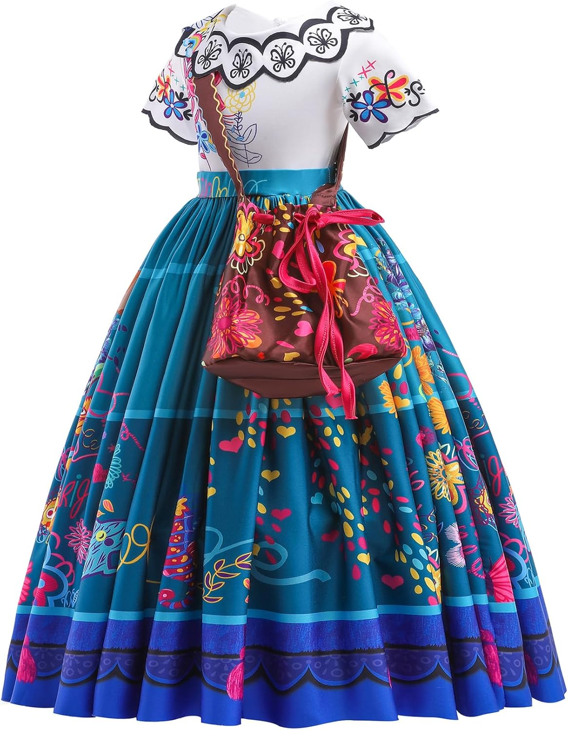 Magic Family Princess Costume Halloween Cosplay Dress up for Girls with Accessories image number 3