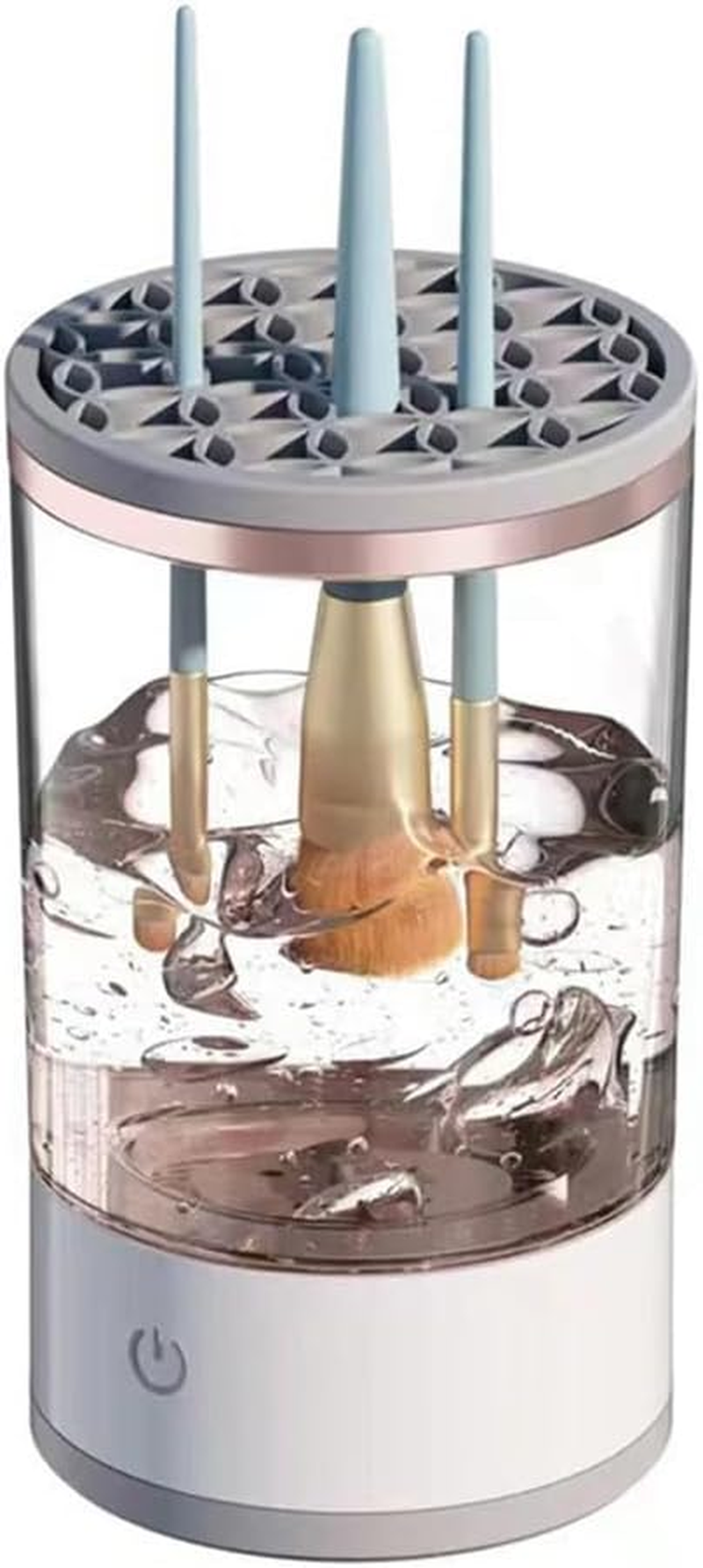 Snblzhef USB Plug Portable Electric Makeup Brush Cleaner with Rubber Makeup Machine Quick Cleaner Cleaning Brush Collar Brus B image number 2