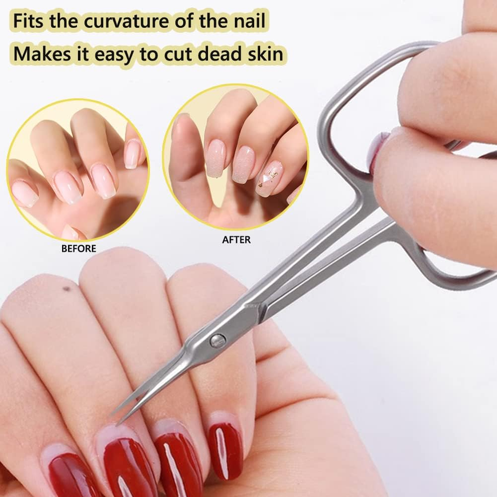 YHTSPORT 8Pcs Ceramic Nail Drill Bits, Electric Nail File Bits 3/32 ", Nail Removal for Acrylic and Gel Nails,Cuticle Scissors Curved Nail, for Electric Nail Files image number 3