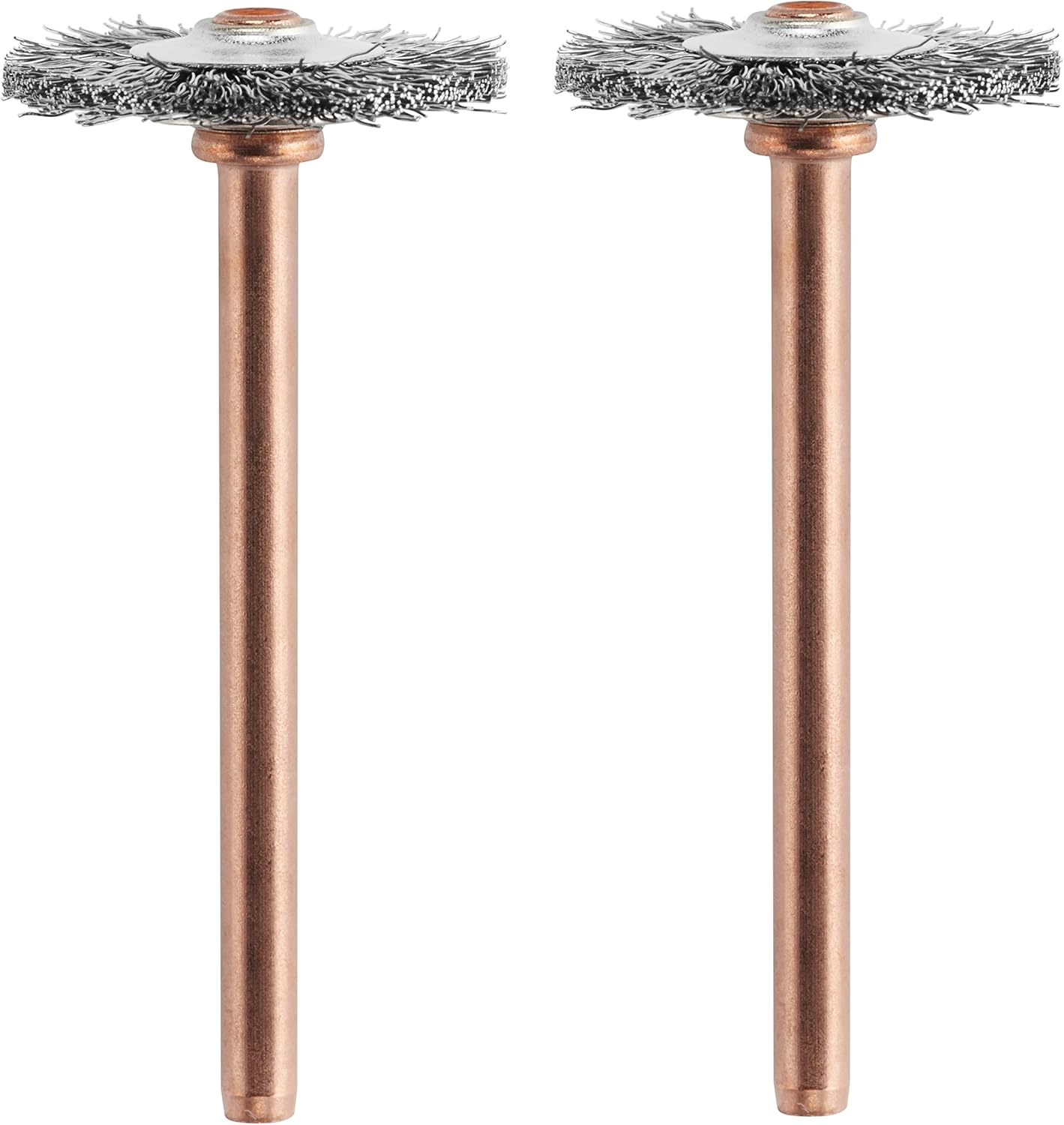 Dremel 530 Stainless Steel Brush Accessory Set, 2 Brushes (19 Mm) for Cleaning Corrosive Resistant Materials