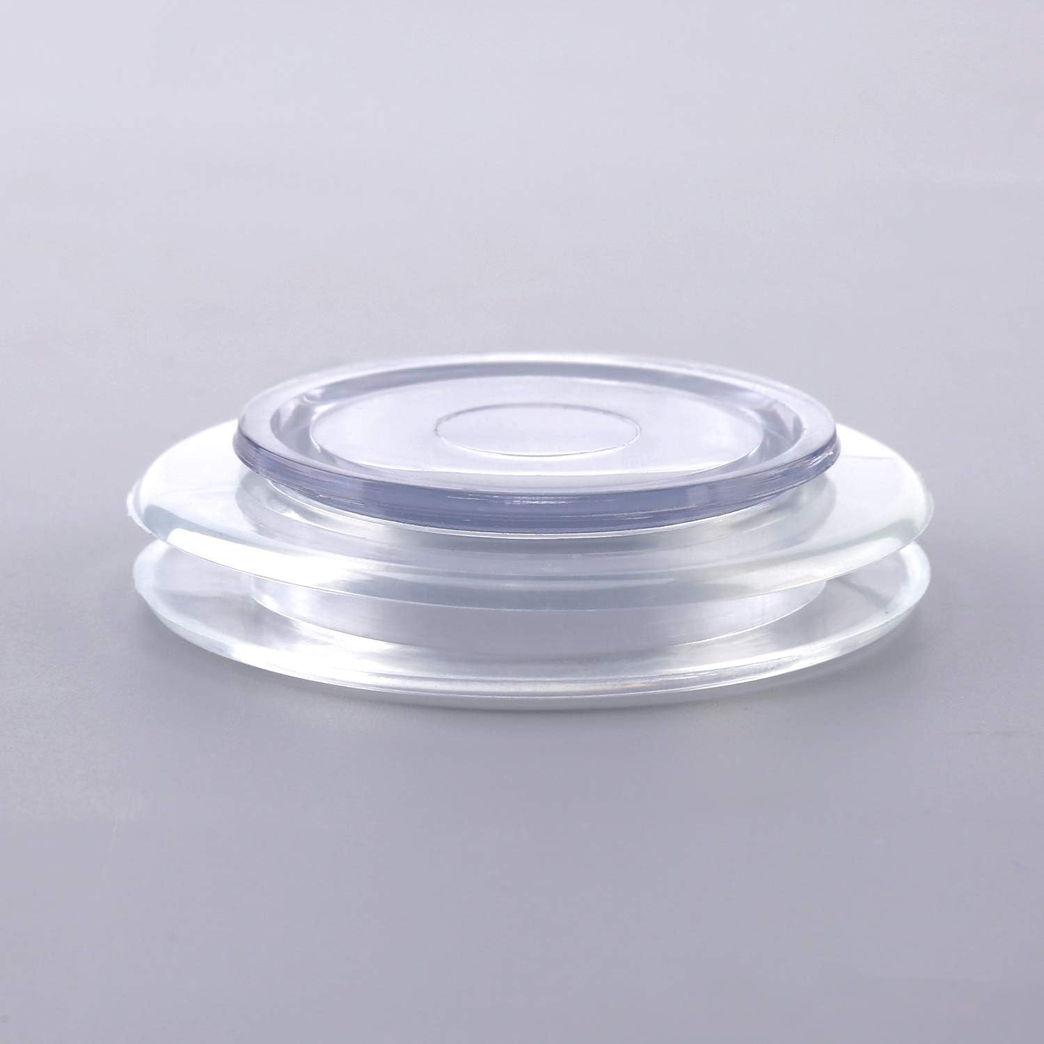 AIEX 2 Inch 2 Set Patio Table Umbrella Hole Ring and Cap Set Silicone Transparent Including 2 Rings and 2 Stoppers image number 5