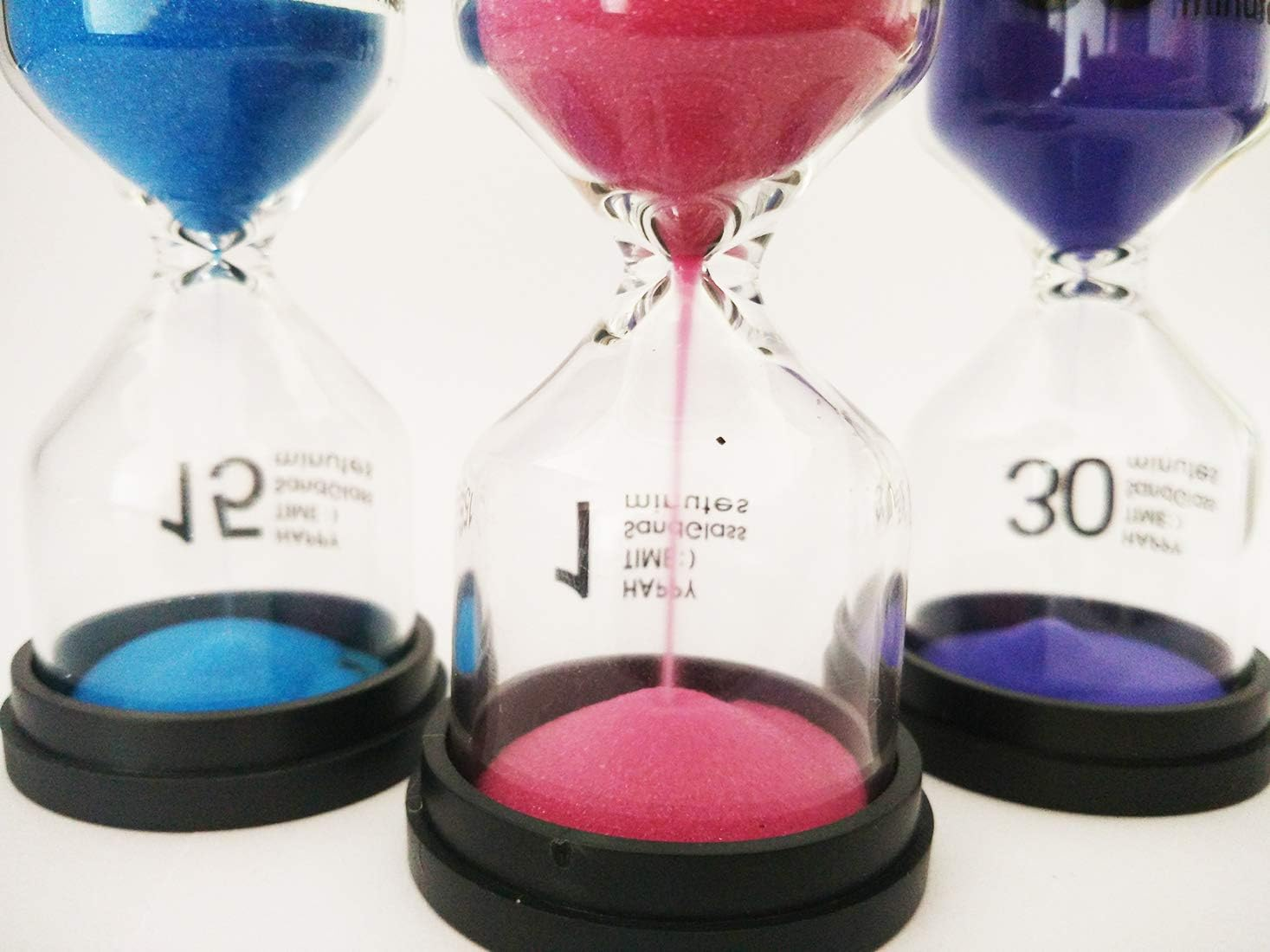 KSM up Sand Timer Colorful Hourglass 1/3/5/8/10/15/30 Minutes Sandglass Timer Sand Clock for Kids Games Classroom Kitchen Home Office Decoration 1/3/5/10/15/30 Rainbow image number 4