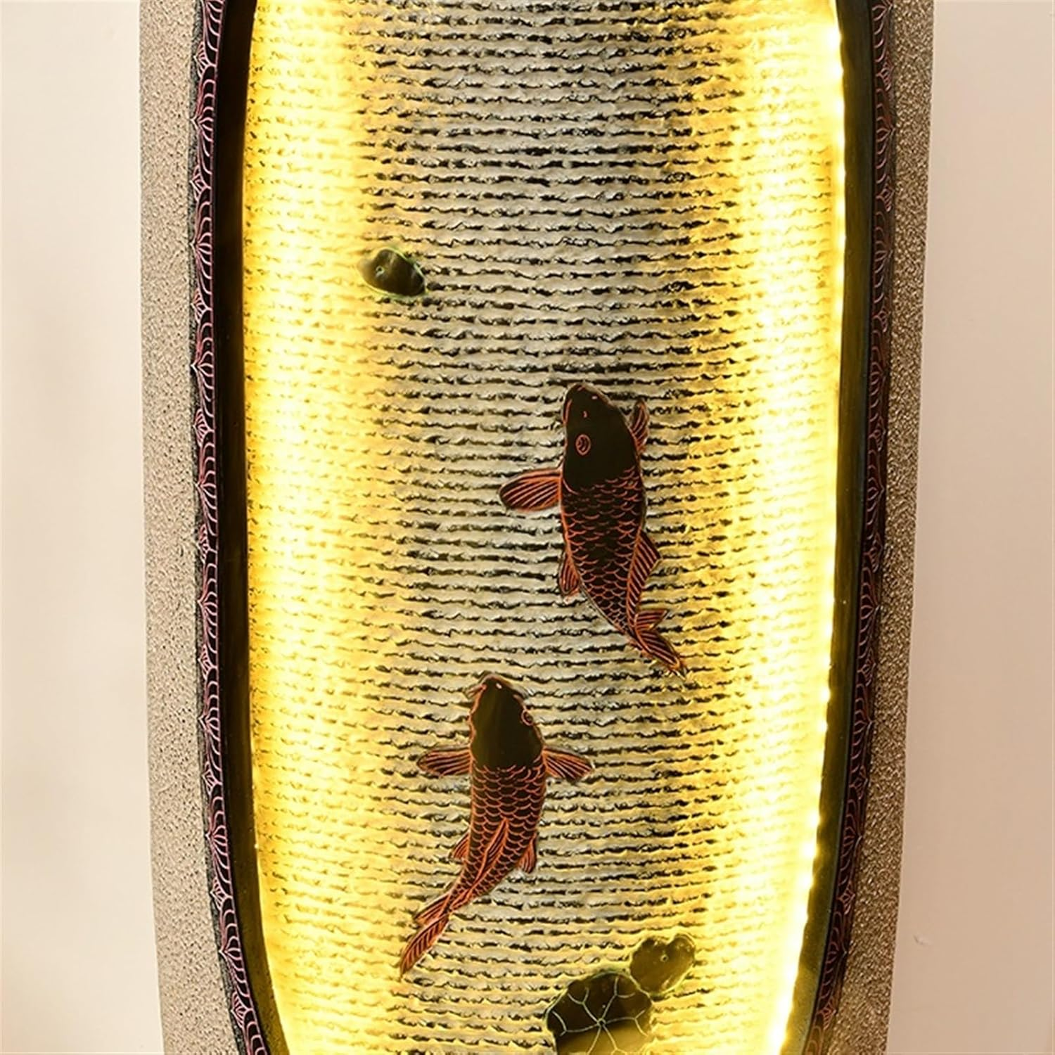 Outdoor Fountain Water Lotus Leaf Floor Decoration, Office Living Room Indoor Circulation Feature, Garden Landscape image number 3