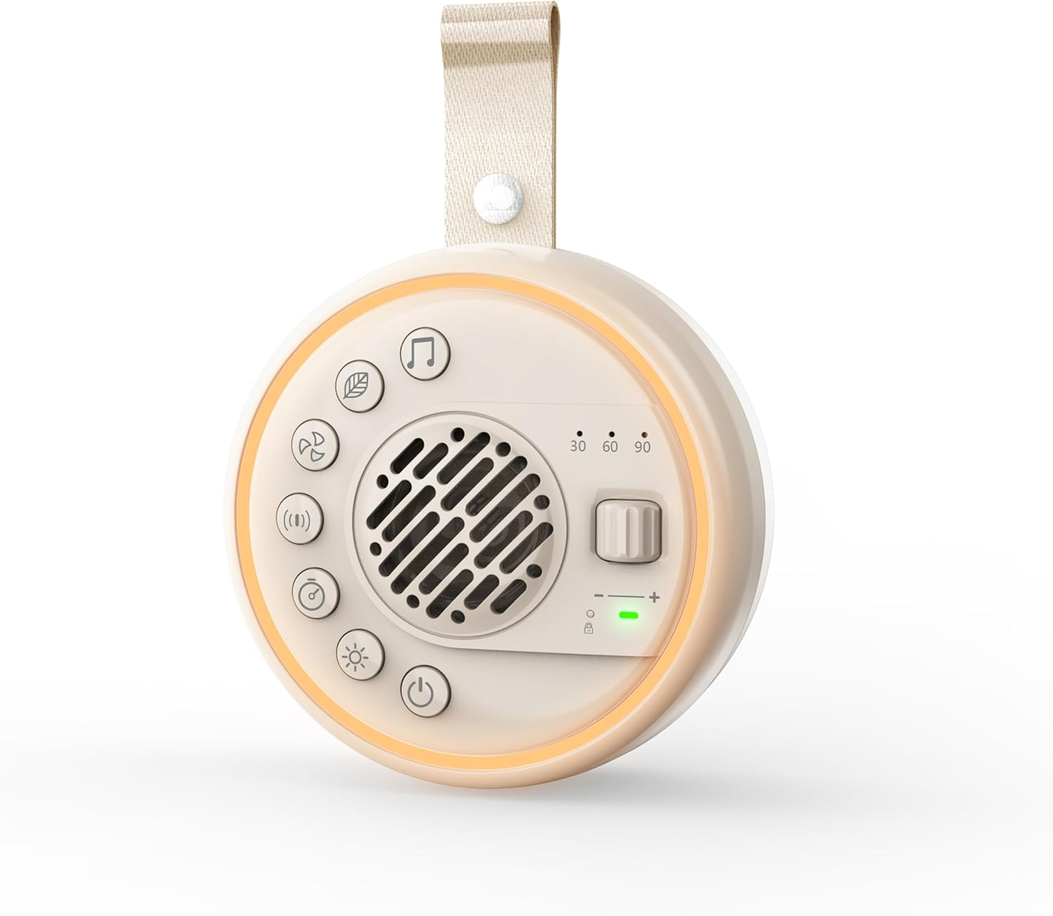 White Noise Machine with Bluetooth Speaker &ndash; 20 Soothing Sounds, Sleep Timer, Adjustable Volume & Night Light &ndash; Sound Machine for Baby, Kids, Adults, Travel & Office image number 5