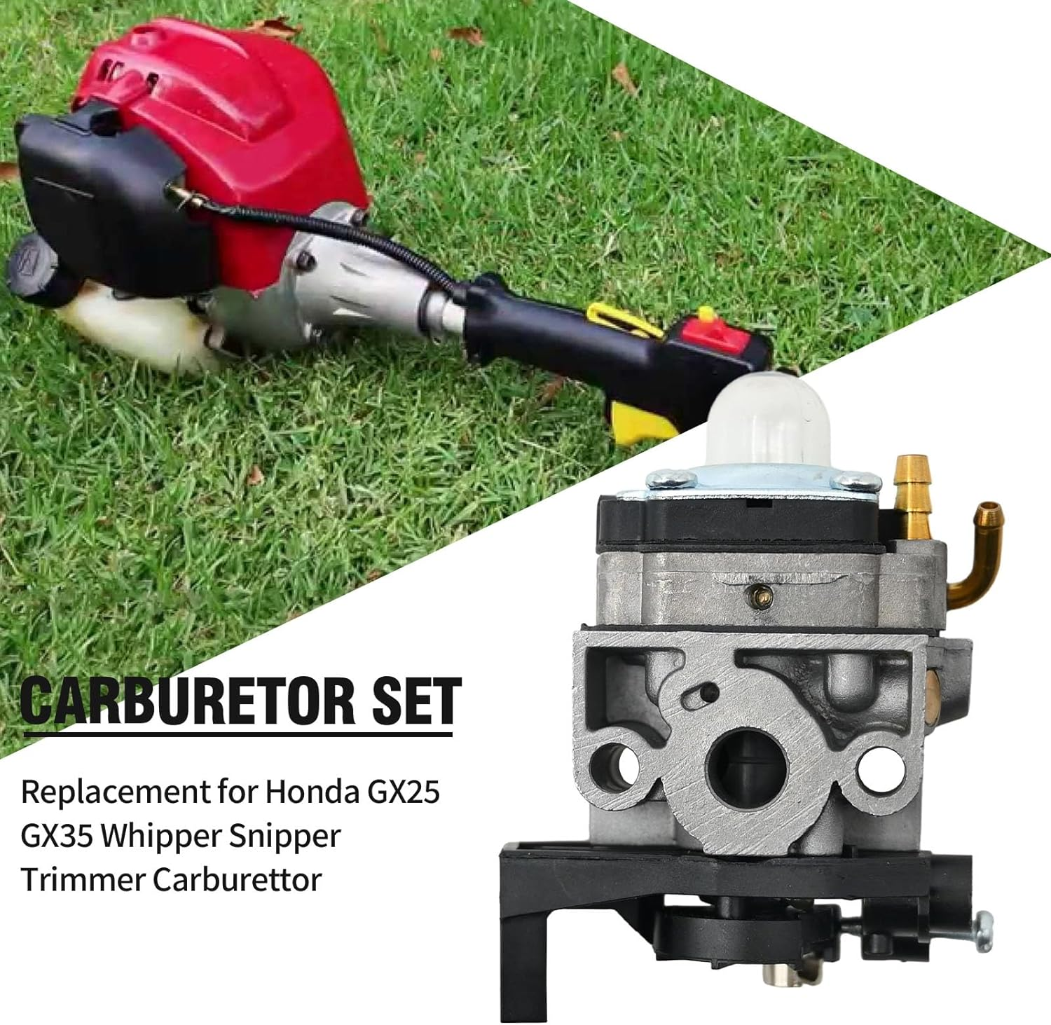 16100-Z0H-825 Carburetor Kit, Replacement for Honda GX25 GX25N FG110 HHT25S GX25NT FG110K1, Replaces 16100-Z0H-053 image number 3